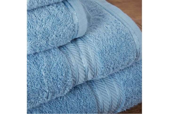 100% egyptian cotton 7 piece bath towel set, cobalt blue 100% egyptian cotton 7 piece bath towel set, cobalt blue - image 3
