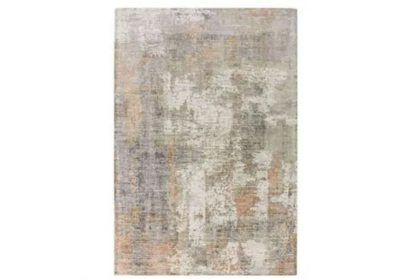 Coral gatsby modern metallic viscose rug, various sizes