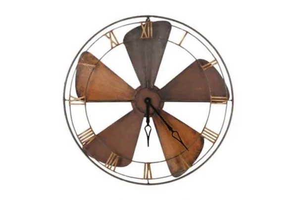 Oversized 61. 5cm auster wall clock