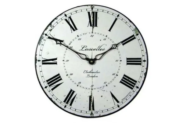 Vintage clockmaker's 49. 6cm wall clock