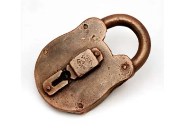 Handmade belgian chocolate padlock