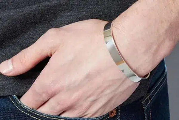 Men's classic silver bracelet - image 3