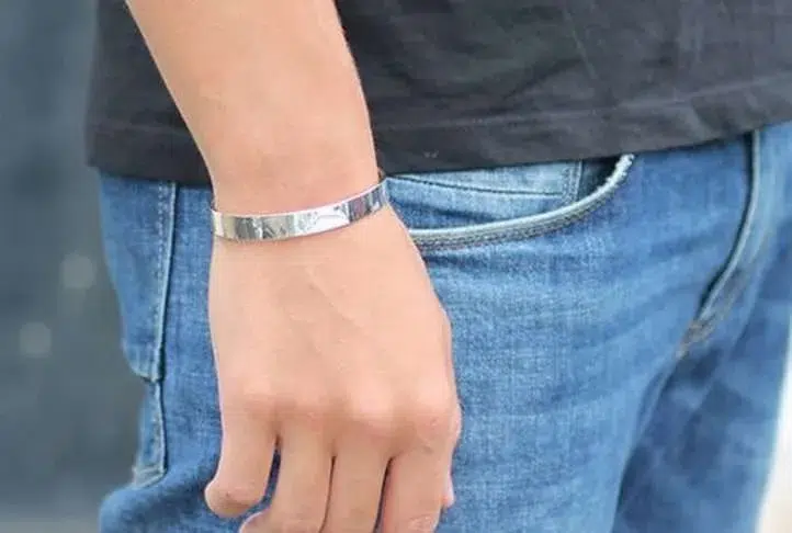 Men's classic silver bracelet Men's classic silver bracelet - image 2