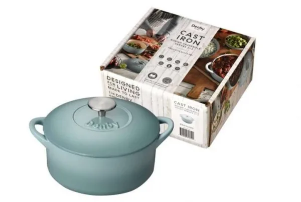 Cast iron 24cm casserole dish with lid, pavilion - image 3