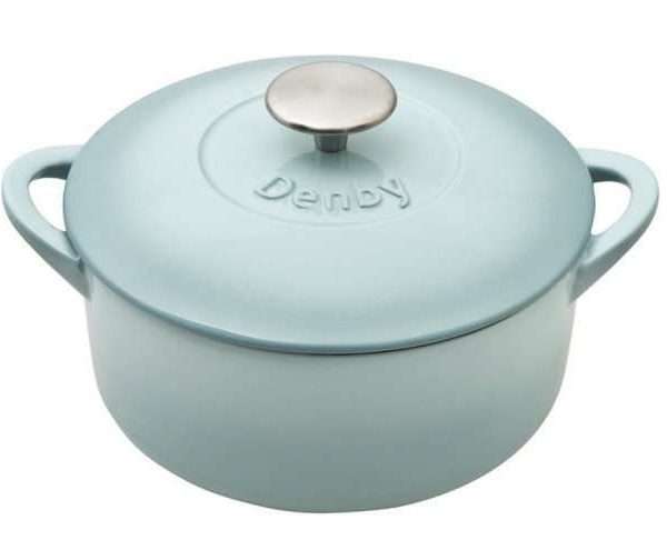 Cast Iron 24cm Casserole Dish With Lid, Pavilion