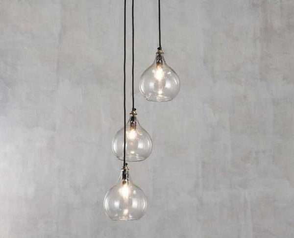 Ziva Cluster Pendant Lights, Clear
