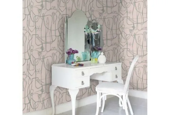 Atleier rose marais wallpaper, 10 metres long