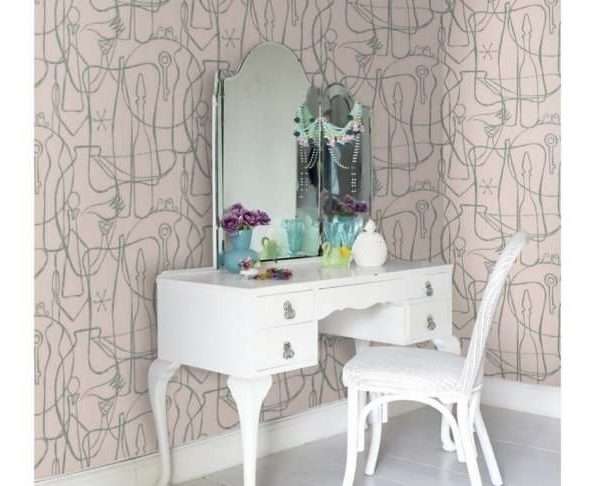 Atleier Rose Marais Wallpaper, 10 metres long