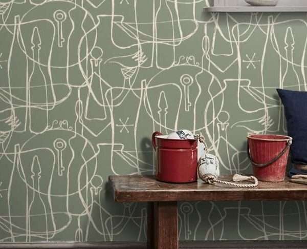Atleier Sage Wallpaper, 10 metres long