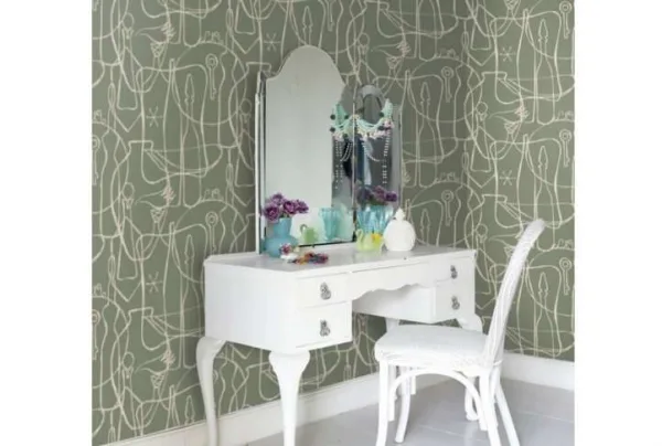 Atleier sage wallpaper, 10 metres long - image 3