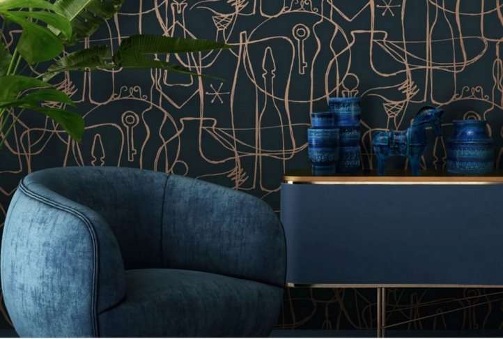 Atleier midnight wallpaper, 10 metres long Atleier midnight wallpaper, 10 metres long - image 2