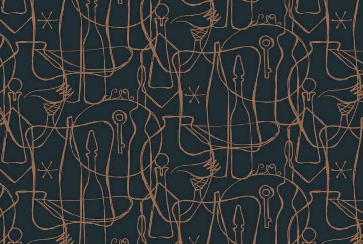 Atleier midnight wallpaper, 10 metres long Atleier midnight wallpaper, 10 metres long - image 3