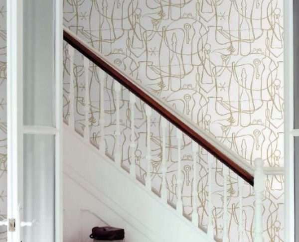 Atleier Snow & Gold Wallpaper, 10 metres long