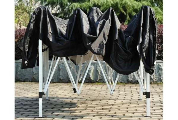 Outsunny 3 x 3m popup gazebo, black - image 2