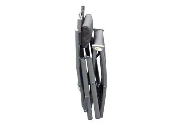 Outsunny reclining tri-fold sun lounger, grey