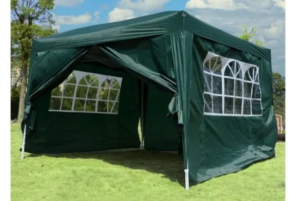 Outsunny 3 x 3m popup gazebo marquee, green