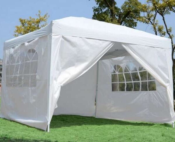 Outsunny 3 x 3m Popup Gazebo Marquee, White