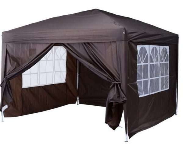 Alternative view of Outsunny 3 x 3m Popup Gazebo Marquee, Coffee
