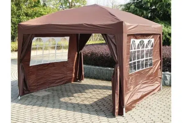 Outsunny 3 x 3m popup gazebo marquee, coffee