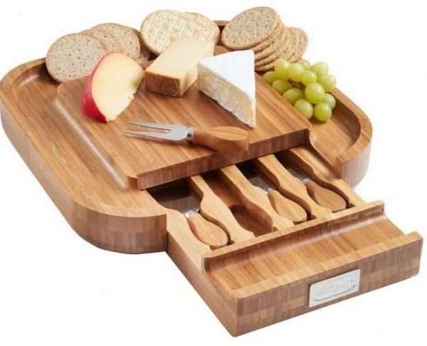Vonshef Square Bamboo Cheese Board