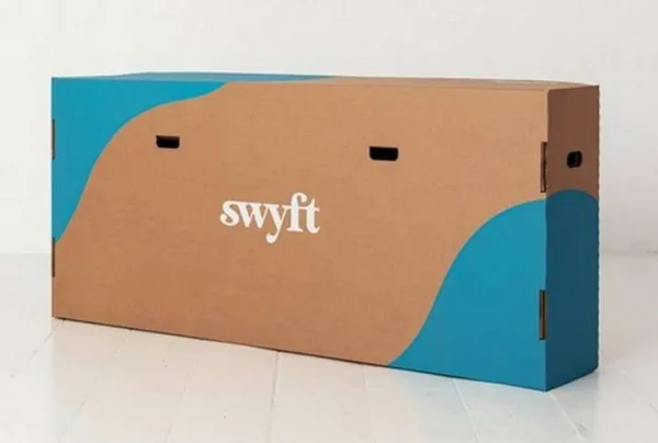 Swyft armchair in a box, linen, shadow
