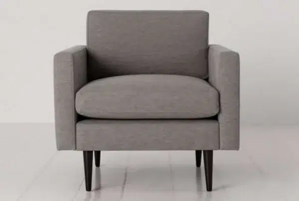 Swyft armchair in a box, linen, shadow