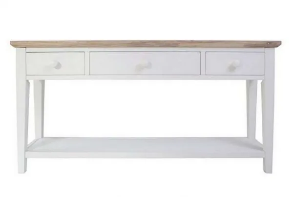 Chatham console table, white