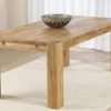 Rubis Natural Solid Oak Dining Table, 200cm