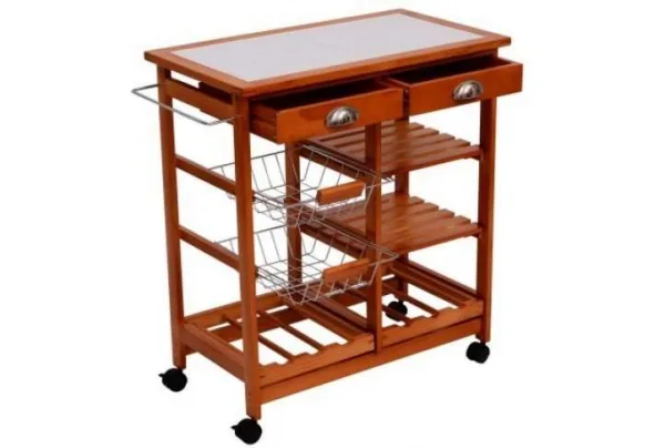 Innovative kitchen trolley, drawers & shelves
