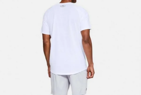 Men's ua mk-1 short sleeve, white - image 3