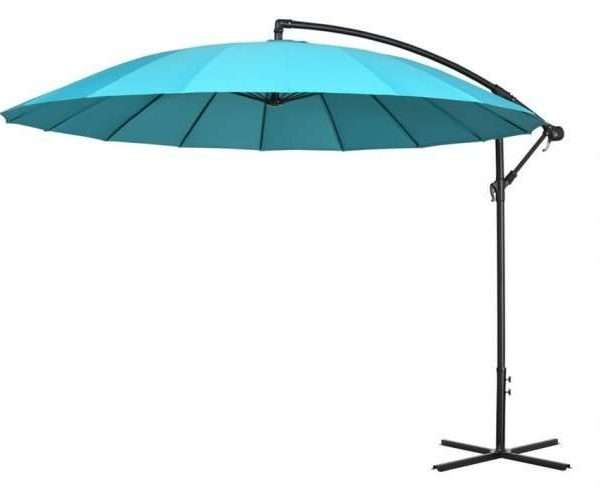 Outsunny 3metre Cantilever Garden Umbrella, Green