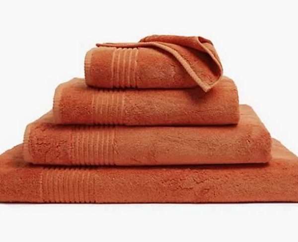 Best Seller - M&S Luxury Egyptian Cotton Towel, Amber Rich