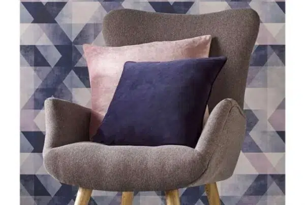 Luxe scatter cushion, navy blue