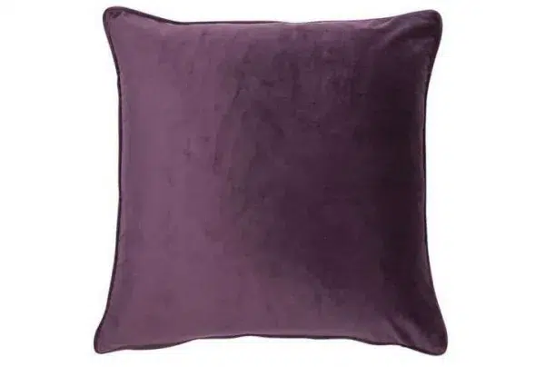Luxe scatter cushion, damson