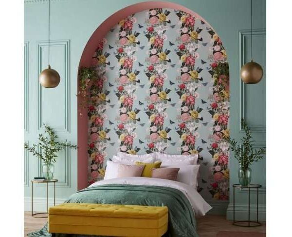 Bloomsbury Neo Mint Wallpaper, 10 Metres