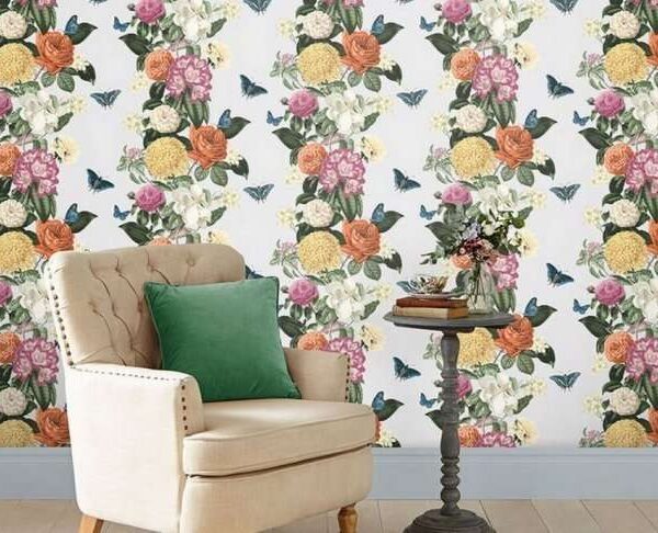 Bloomsbury Clancy Grey Wallpaper, 10 Metres