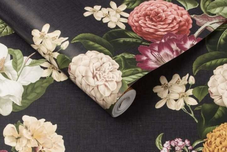 Bloomsbury noir wallpaper, 10 metres Bloomsbury noir wallpaper, 10 metres - image 2