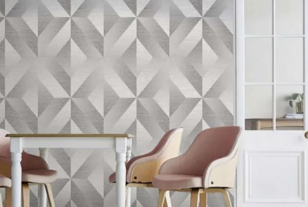 Artelier geo slate wallpaper, 10 metres