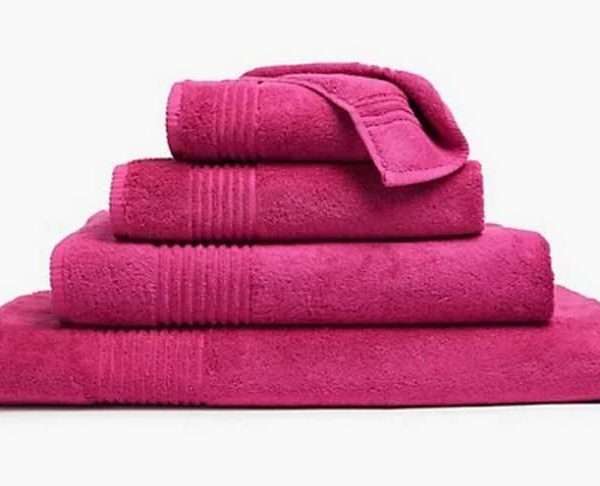 Best Seller - M&S Luxury Egyptian Cotton Towel, Hot Pink