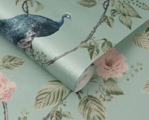 Resplendence Aqua Wallpaper, 10 Metres