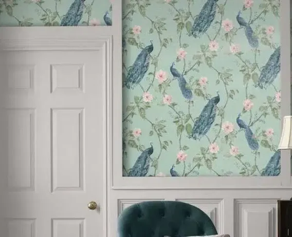 Resplendence Aqua Wallpaper, 10 Metres