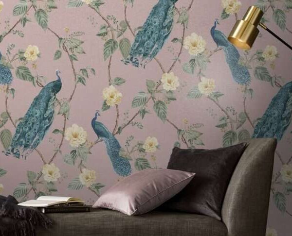Resplendence Blush Wallpaper, 10 Metres