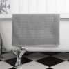 100% Egyptian Cotton Luxury Bath Mat, Subtle Grey