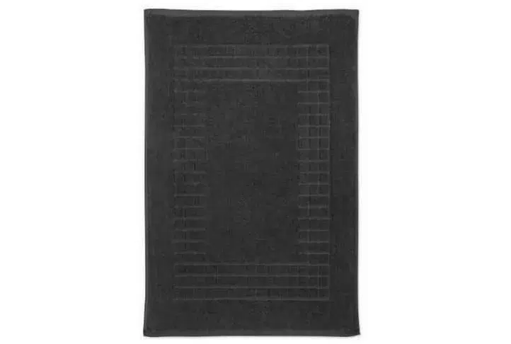 100% egyptian cotton luxury bath mat, charcoal 100% egyptian cotton luxury bath mat, charcoal - image 2