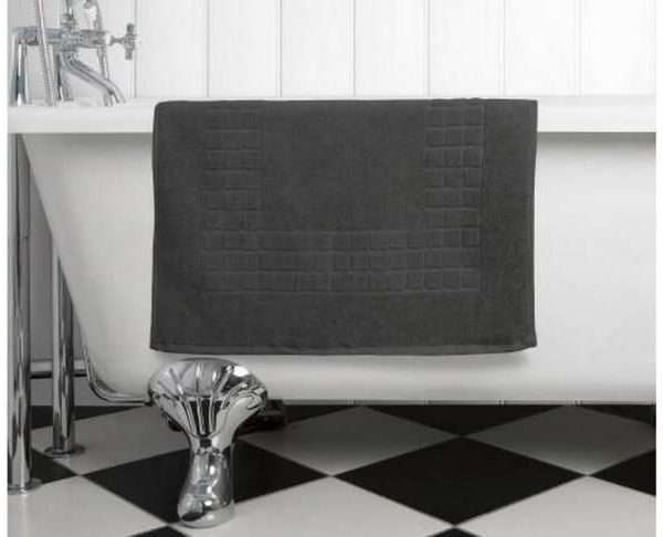 100% Egyptian Cotton Luxury Bath Mat, Charcoal