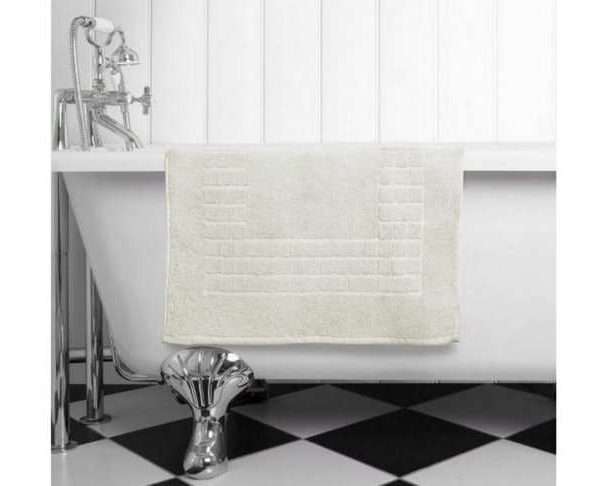 100% Egyptian Cotton Luxury Bath Mat, Cream