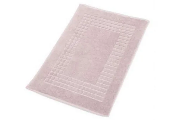 100% egyptian cotton luxury bath mat, pink - image 3