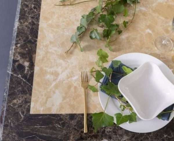 Alternative view of Urban Deco 160cm Marble Dining Table & 6 Chairs