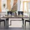 Urban Deco 160cm Marble Dining Table & 6 Chairs