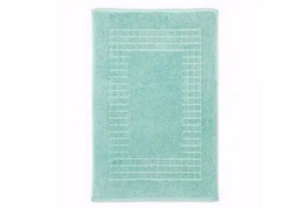 100% egyptian cotton luxury bath mat, green
